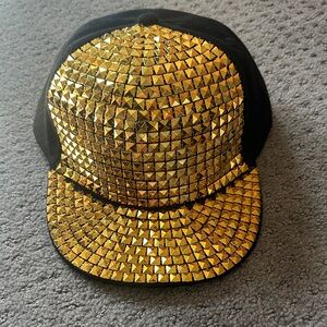 NWOT Gold Studded Cap